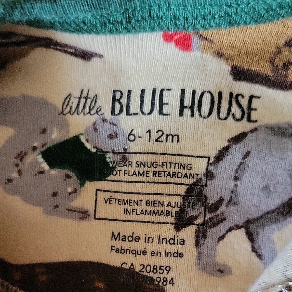 Little Blue House NWOT Woodland Animals One Piece Bodysuit Sz 6-12M